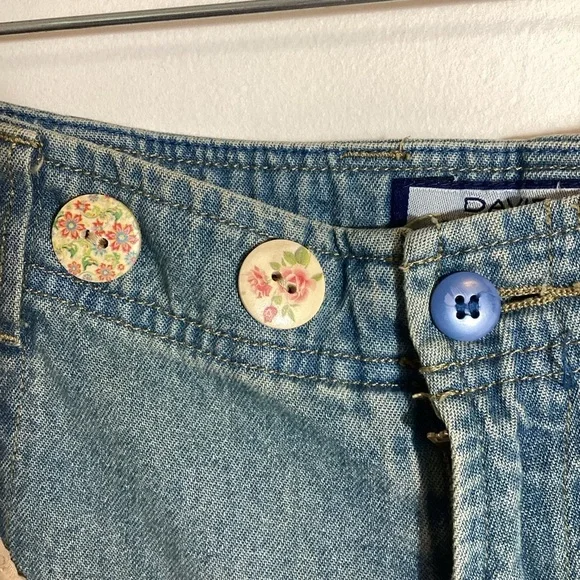 Upcycled Patchwork Bloomers One Size S-L Reworked Boho Hippie Frayed OOAK Unique - Picture 15 of 16